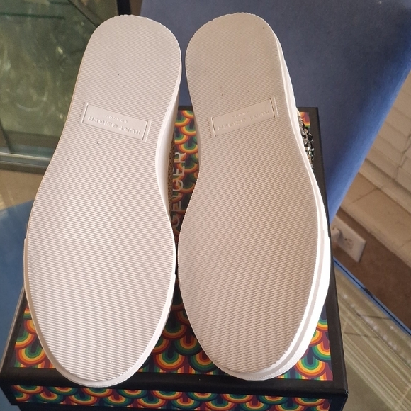 Kurt Geiger Cream Lace-Up Sneakers - Picture 4 of 5